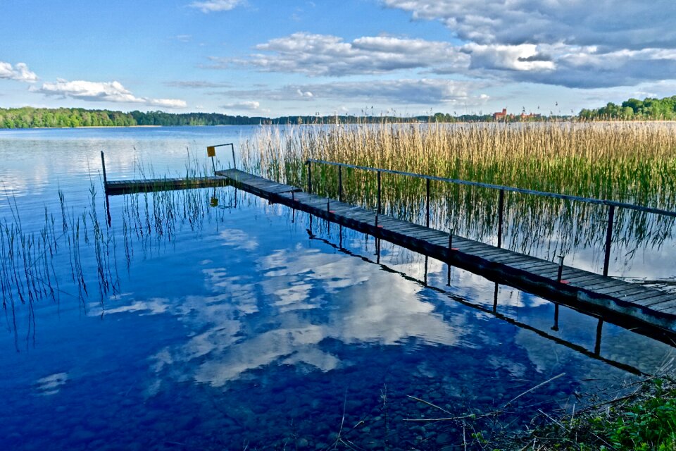 Wooden reflection tranquil