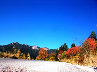 Blue mountain travel