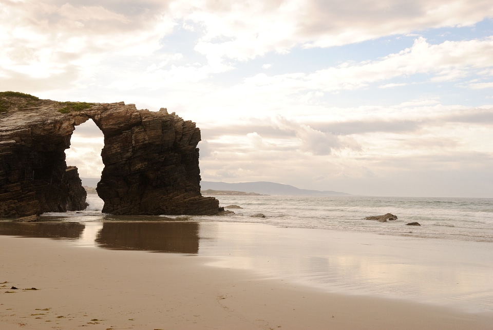 Sea galicia beach of the cathedrals