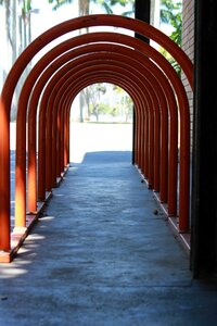 Tunnel bike sculpture