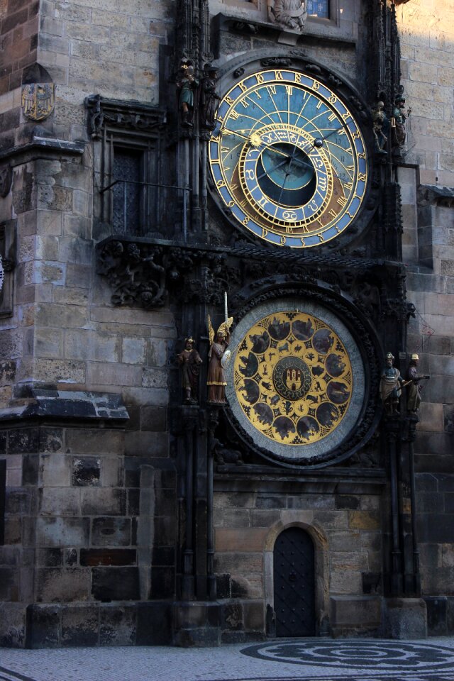 Old town hall time clock