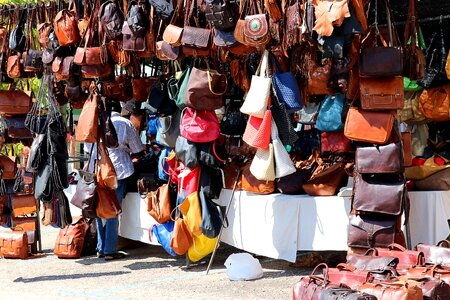 Street market purchasing bazar