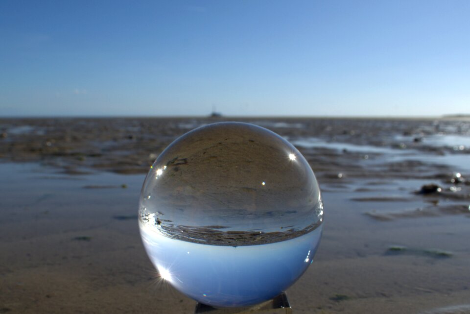 North sea beach sky