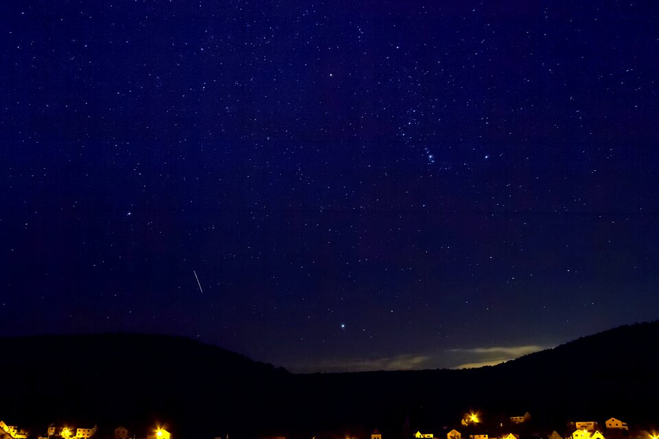 Astro evening sky cosmos