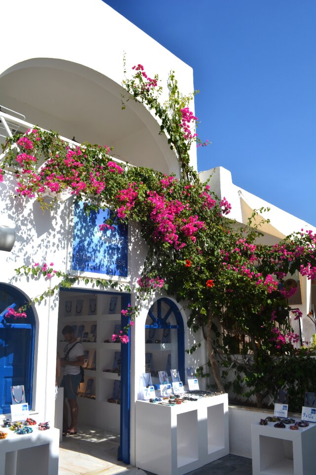 Santorini greece white houses