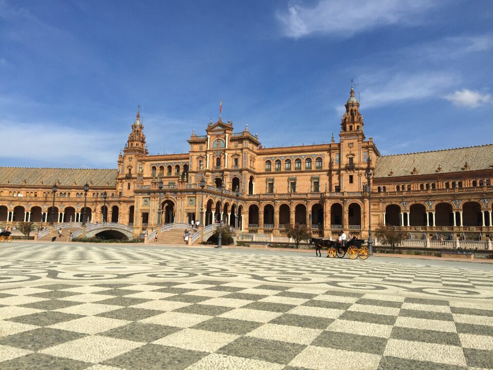 Space plaza de espana historically