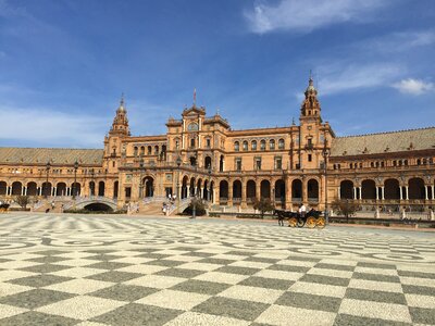 Space plaza de espana historically
