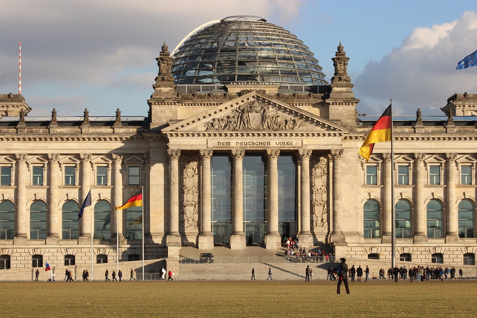 Germany bundestag building