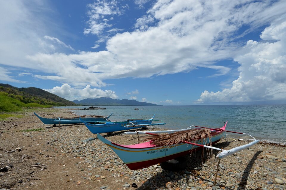 Sand fishing boat