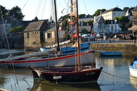 Saint-goustan boats port