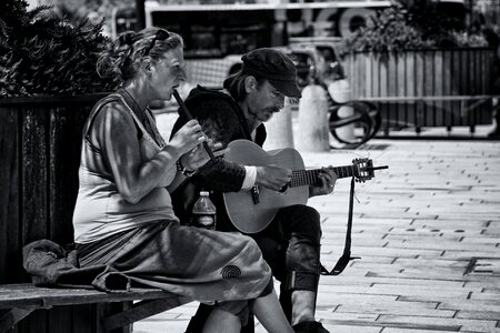Musical instrument street musician street artist photo