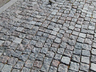 Cobblestones stone stone road photo