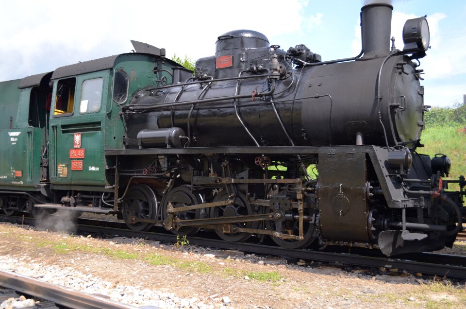 Train steam locomotive histirický train