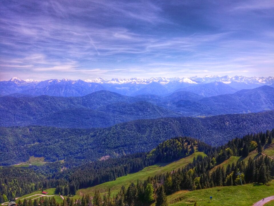 Blue sky nature photo