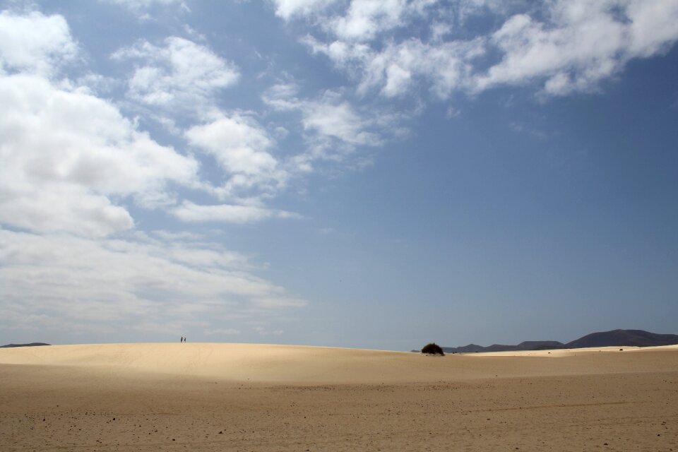 Sand landscape summer photo