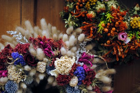 Laurel floral wreath
