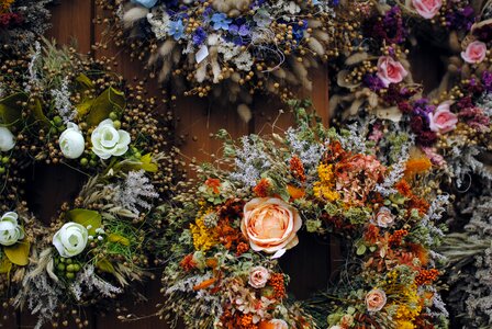 Laurel floral wreath