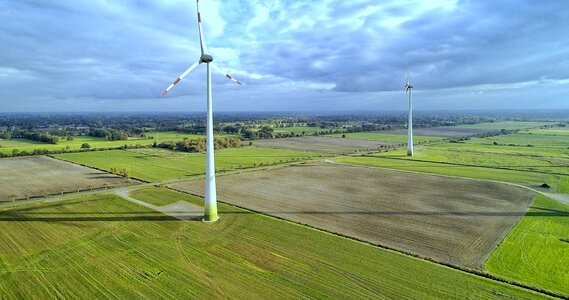 Electricity renewable turbine photo