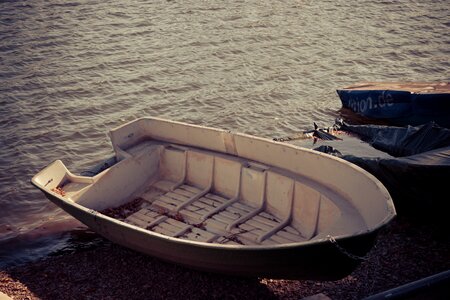 Lonely boat water