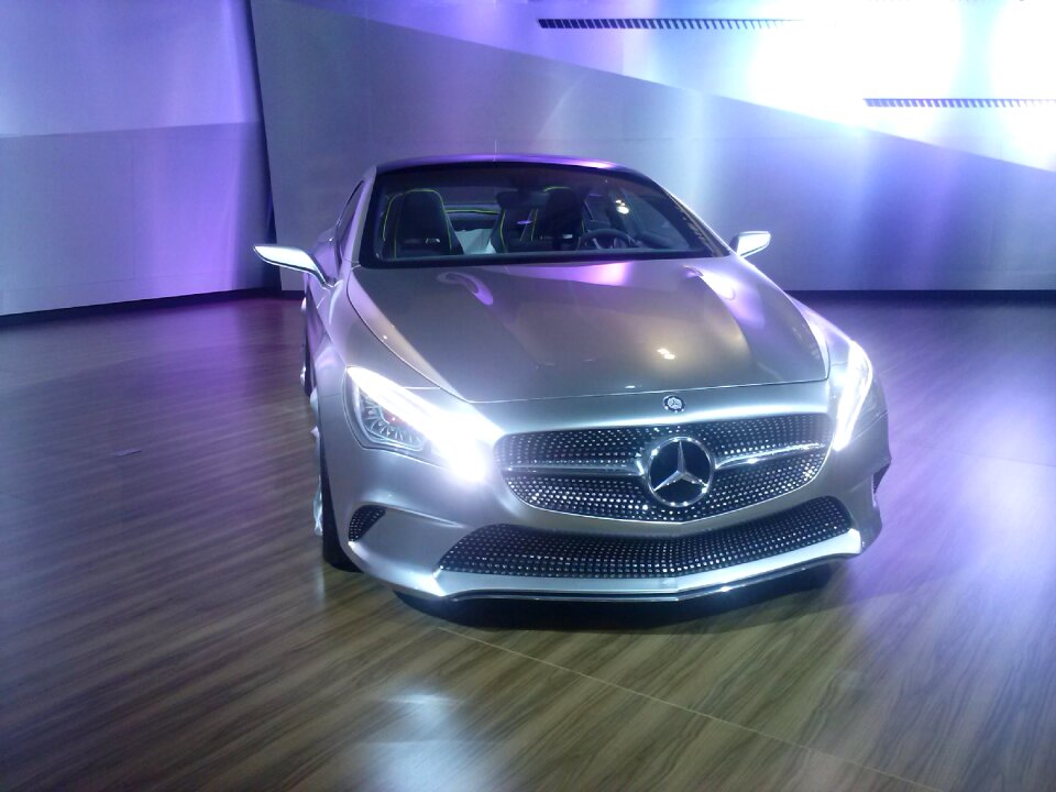 Tuned mercedes benz chrome