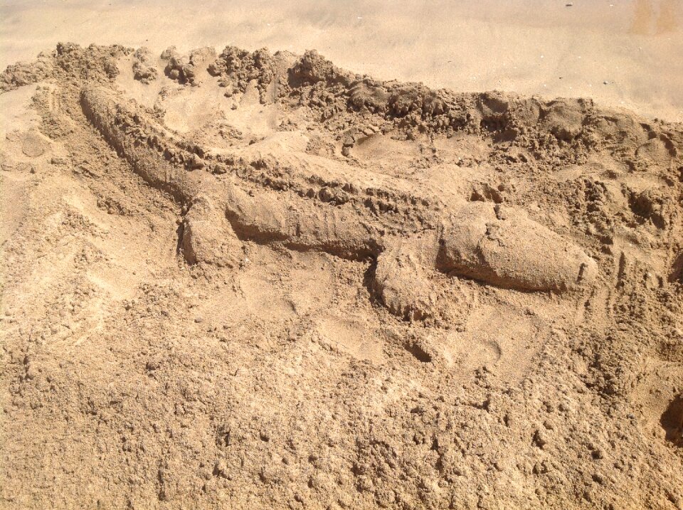 Figure shape beach