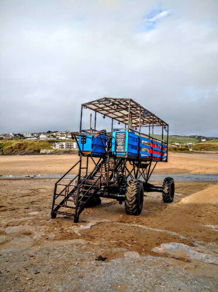 Beach seaside vehicle
