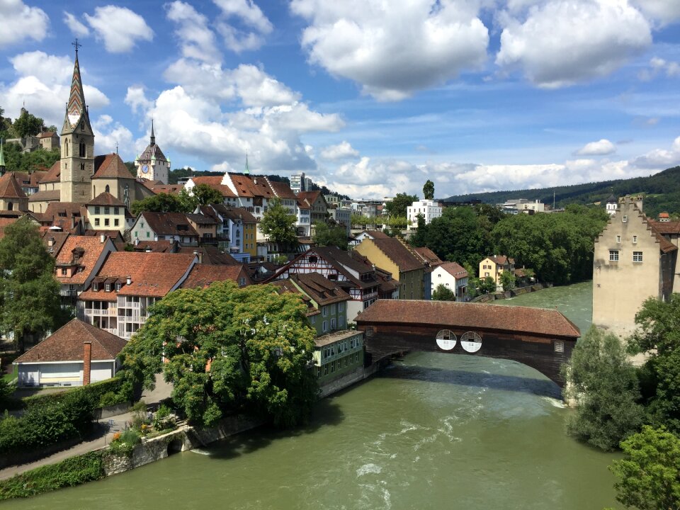 Swiss village limmat