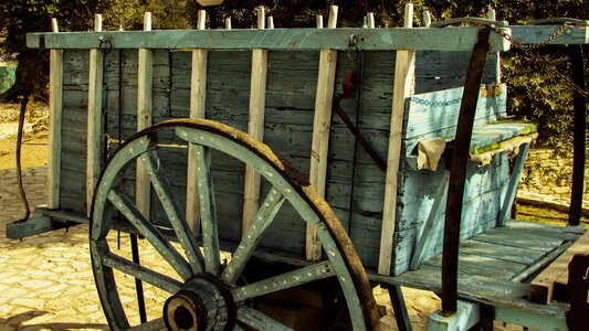 Traditional transportation wooden