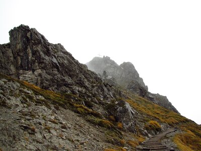 Summit cross steinig alpine