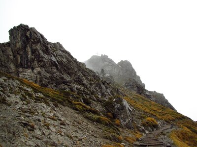 Summit cross steinig alpine photo