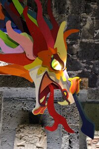 Offering feathered serpent prehispanic