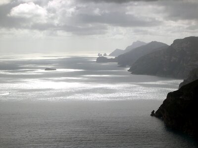 Amalfi coast sea landscapes photo