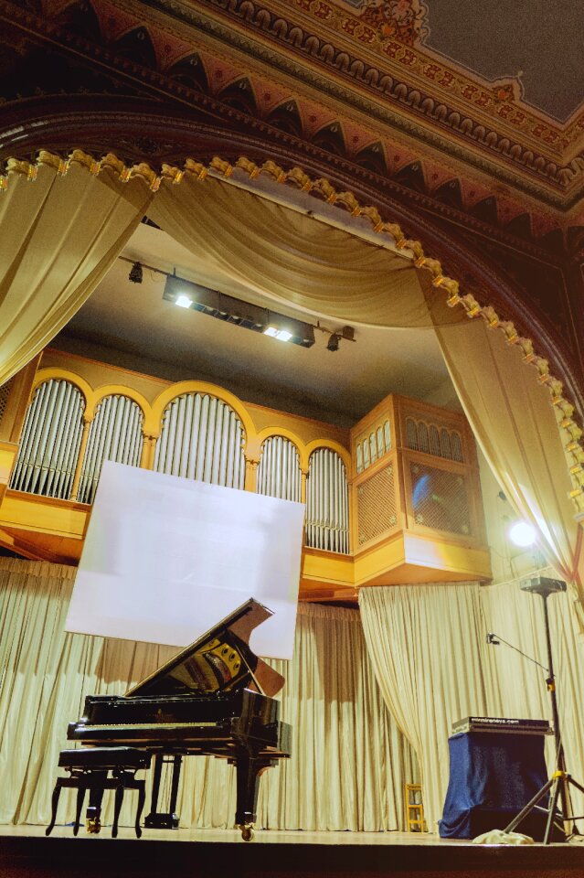Philharmonic hall music scene
