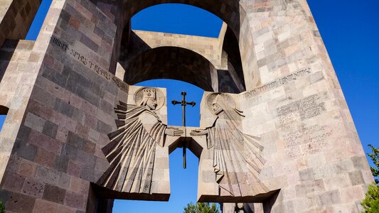Entrance angel cross