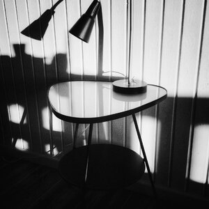 Light shadow metal photo