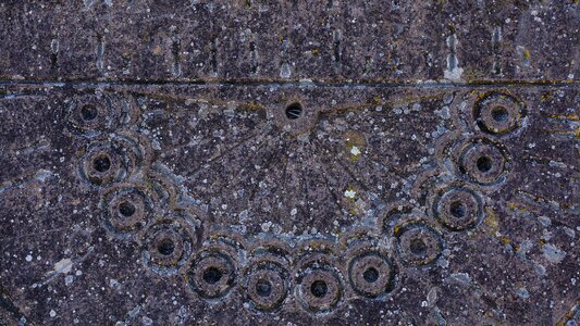 Stone archeology ruin