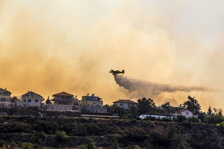 Smoke water plane