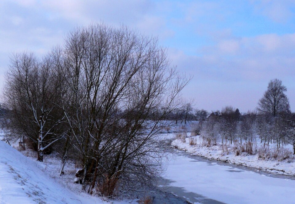 Old country ice snow