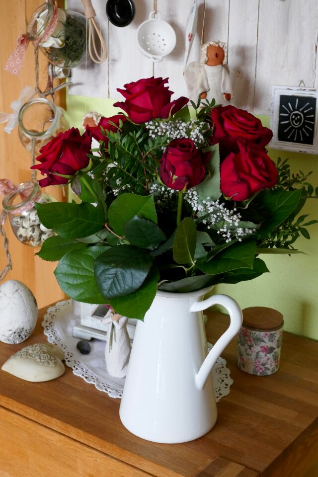 Bouquet of roses decoration vintage