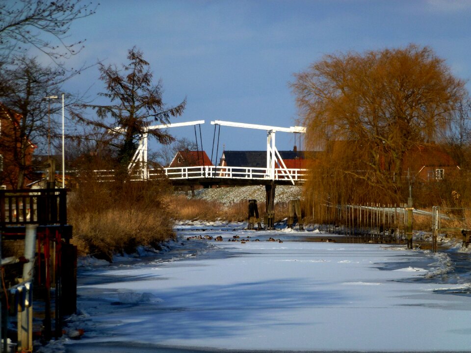 Ice ice floes bridge photo