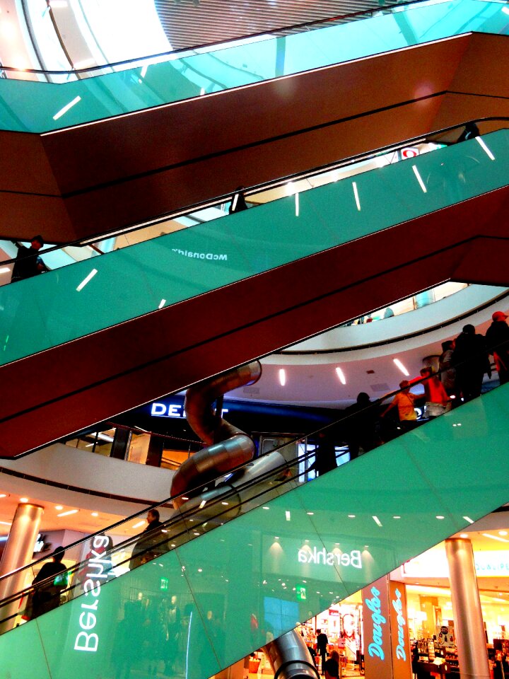 Shopping architecture building