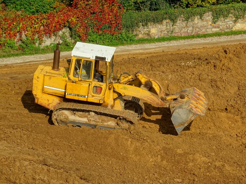 Construction work earth forest