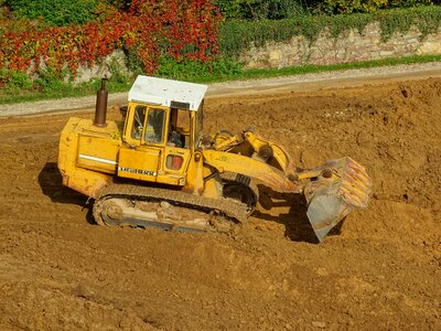 Construction work earth forest