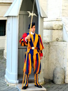 Soldier catholic swiss photo