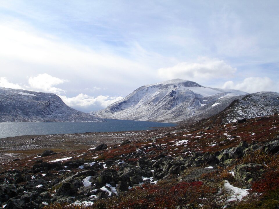Mountain nature norwegian