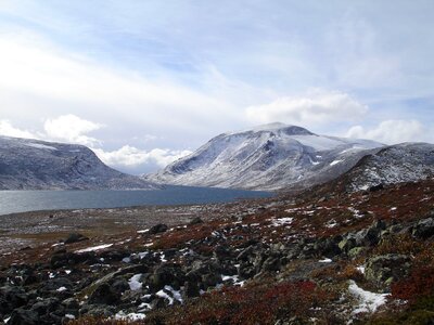 Mountain nature norwegian