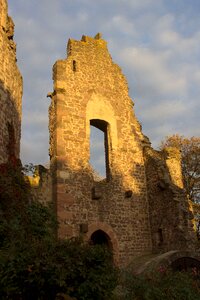 Historically middle ages ruin