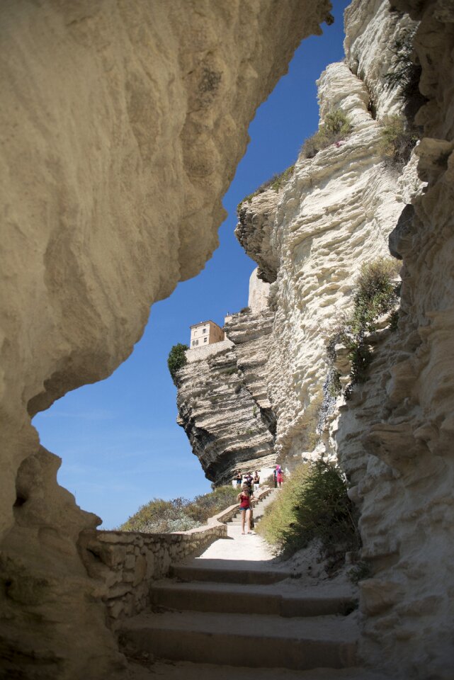 Cliff bonifacio corsican