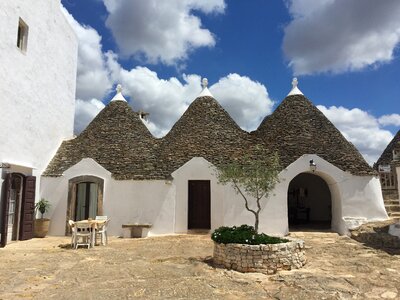 Trullo stone traditional photo