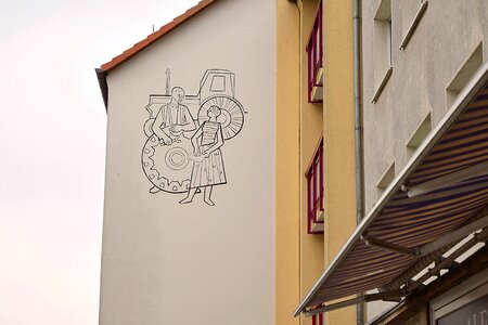 Image mural modern art